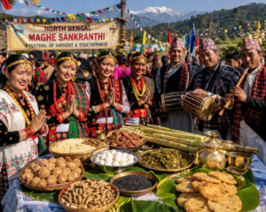 Maghe Sankranti Celebrated with Traditional Customs in Siliguri